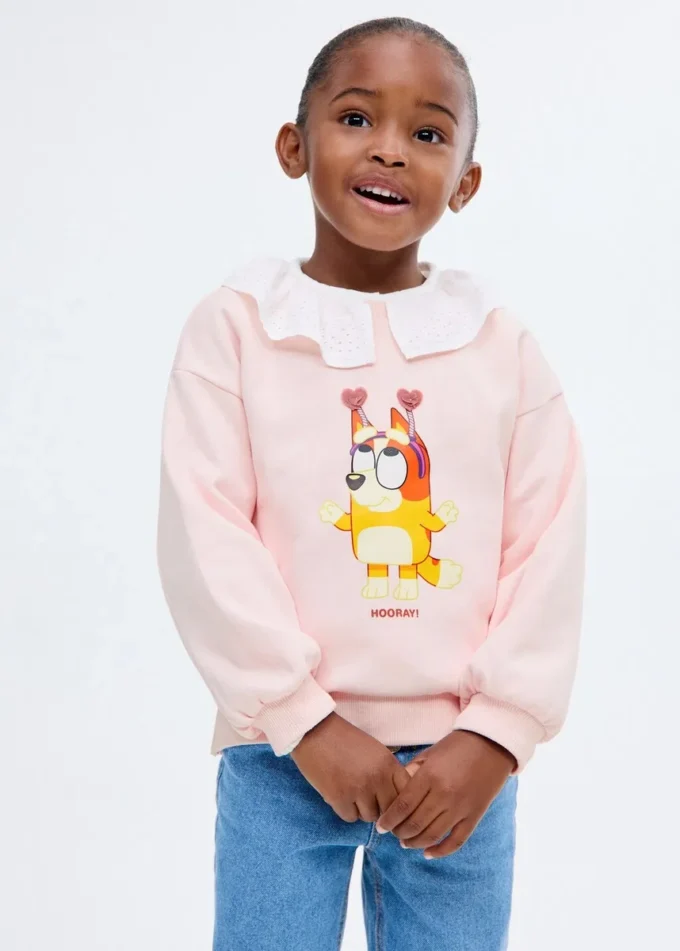 Mikina s potiskem Bluey Mikina s potiskem Bluey