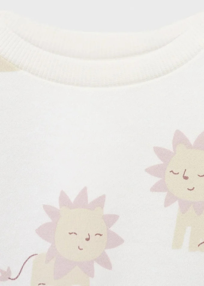 Mikina s potiskem lva Mikina s potiskem lva