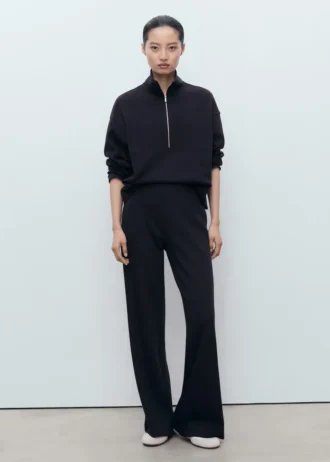 Mikina s rolákem a zipem