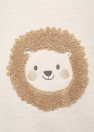 Mikina s vyšívaným lvem