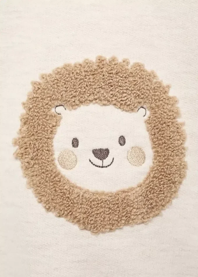 Mikina s vyšívaným lvem Mikina s vyšívaným lvem