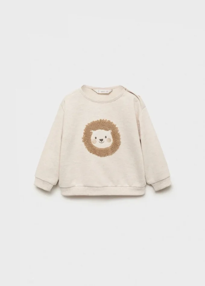 Mikina s vyšívaným lvem Mikina s vyšívaným lvem