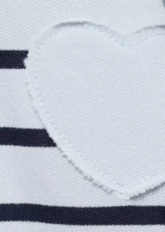 Mikina s vyšívaným srdcem Mikina s vyšívaným srdcem