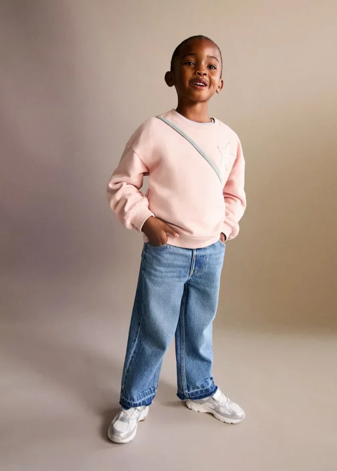 Mikina s vyšívanou hvězdou Mikina s vyšívanou hvězdou