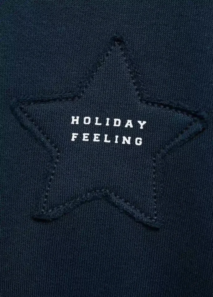 Mikina s vyšívanou hvězdou Mikina s vyšívanou hvězdou