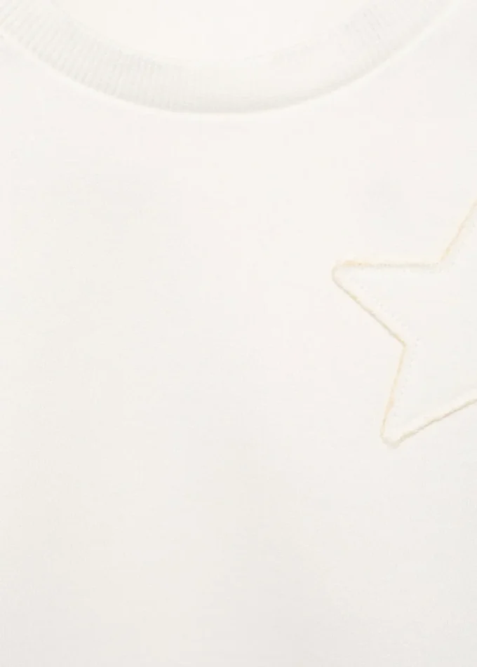 Mikina s vyšívanou hvězdou Mikina s vyšívanou hvězdou