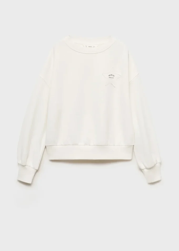 Mikina s vyšívanou hvězdou Mikina s vyšívanou hvězdou