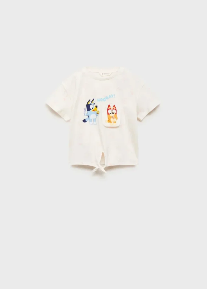 Modré tričko s potiskem Modré tričko s potiskem