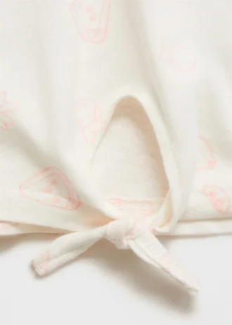 Modré tričko s potiskem