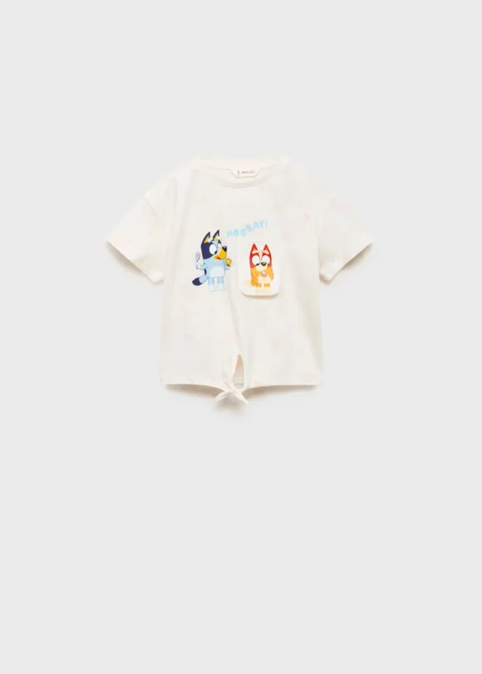 Modré tričko s potiskem Modré tričko s potiskem