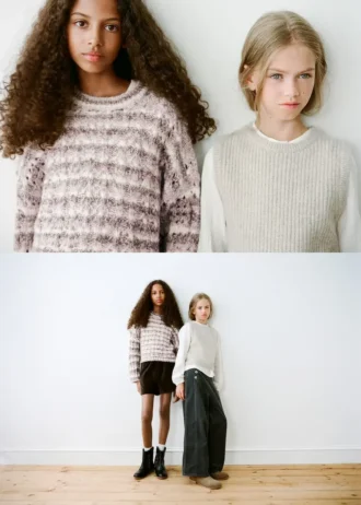 Mramorovaný pletený svetr