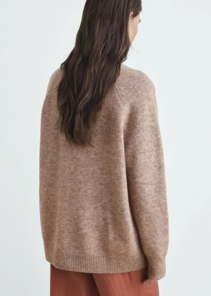 Mramorovaný pletený svetr Mramorovaný pletený svetr