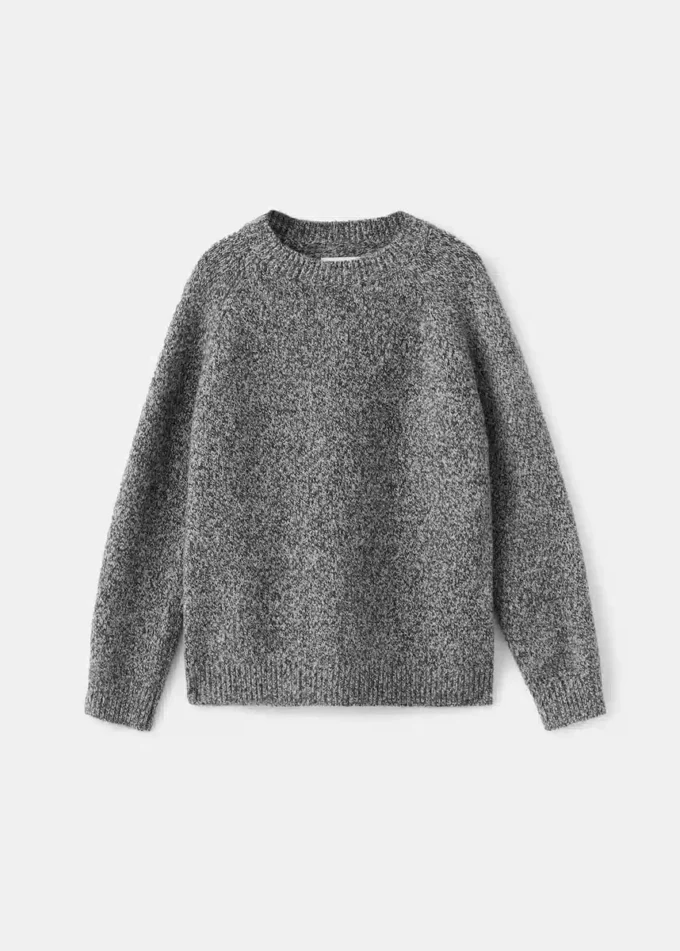 Mramorovaný pletený svetr Mramorovaný pletený svetr