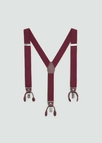 Nastavitelné elastické ramínka s koženými detaily