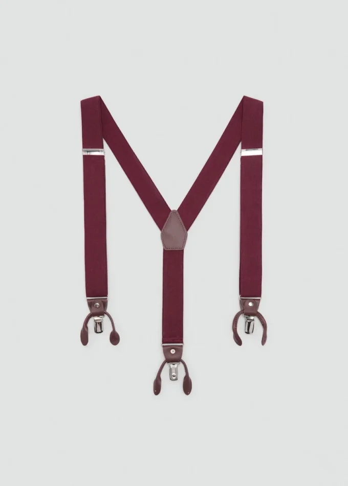 Nastavitelné elastické ramínka s koženými detaily Nastavitelné elastické ramínka s koženými detaily