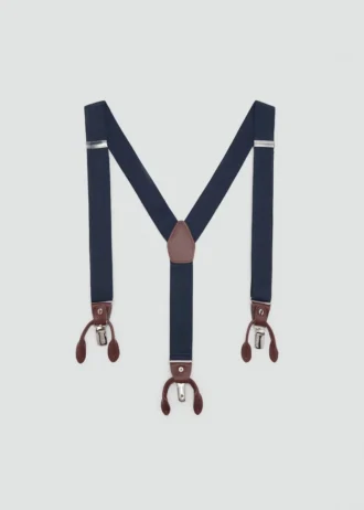 Nastavitelné elastické ramínka s koženými detaily