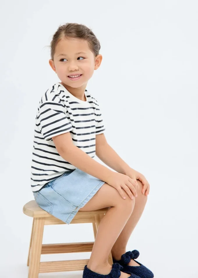 Nášivkové pruhované tričko Nášivkové pruhované tričko