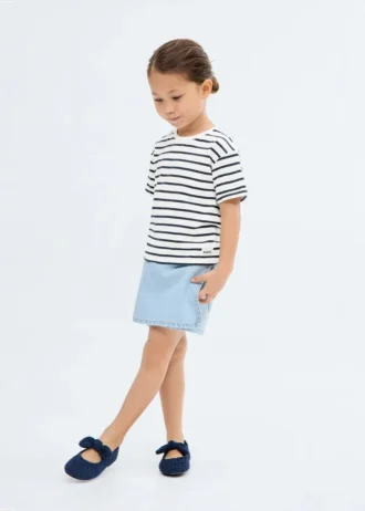 Nášivkové pruhované tričko