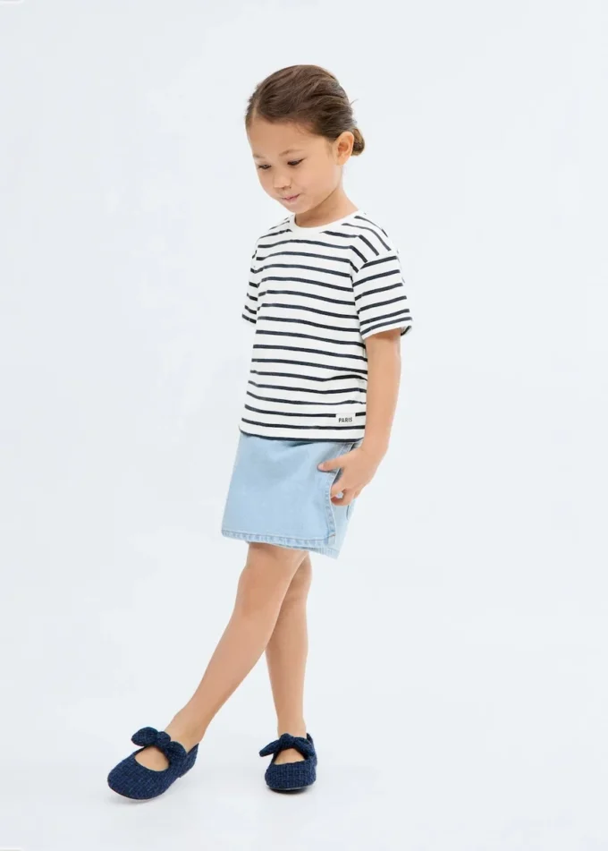 Nášivkové pruhované tričko Nášivkové pruhované tričko