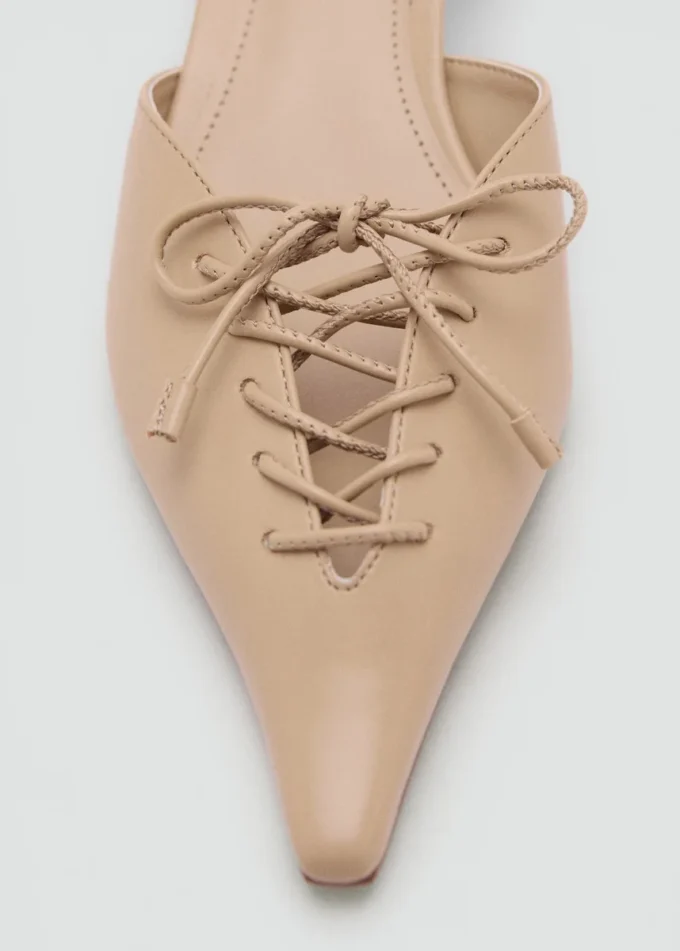 Šněrovací boty na vysokém podpatku Šněrovací boty na vysokém podpatku