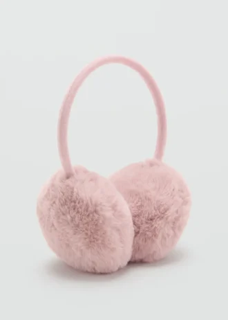 Náušníky s kožešinovým efektem