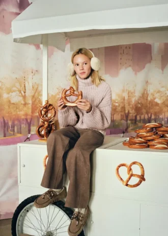 Náušníky s kožešinovým efektem