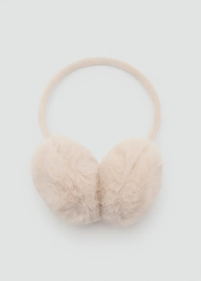 Náušníky s kožešinovým efektem Náušníky s kožešinovým efektem