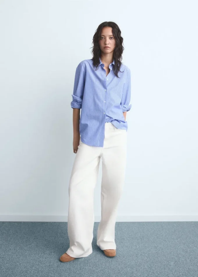 Nízký pas, široké nohavice Nízký pas, široké nohavice