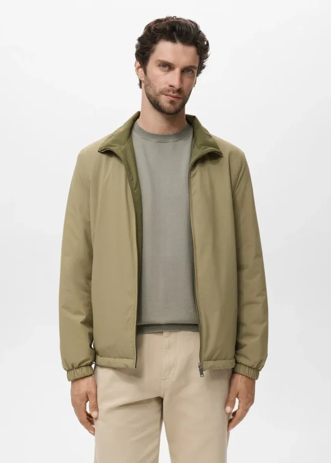 Oboustranná prošívaná vodoodpudivá bunda Oboustranná prošívaná vodoodpudivá bunda