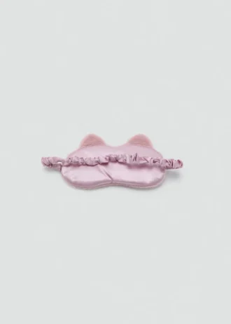 Oční maska s zvířecím potiskem a kožešinovým efektem Oční maska s zvířecím potiskem a kožešinovým efektem