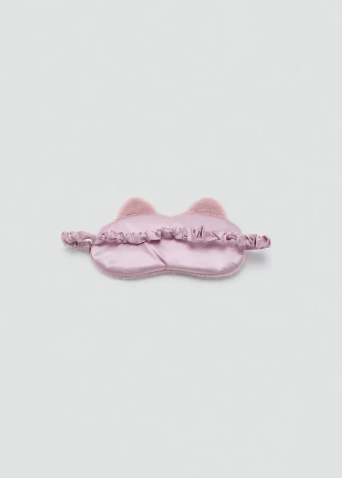 Oční maska s zvířecím potiskem a kožešinovým efektem Oční maska s zvířecím potiskem a kožešinovým efektem