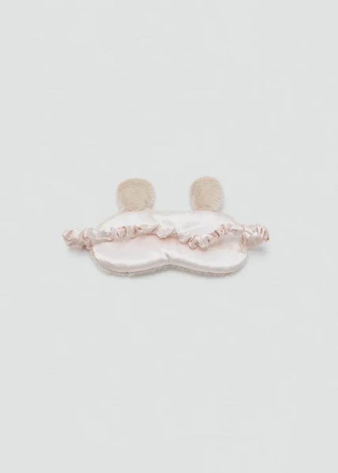 Oční maska s zvířecím potiskem a kožešinovým efektem Oční maska s zvířecím potiskem a kožešinovým efektem