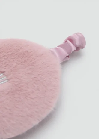 Oční maska s zvířecím potiskem a kožešinovým efektem Oční maska s zvířecím potiskem a kožešinovým efektem