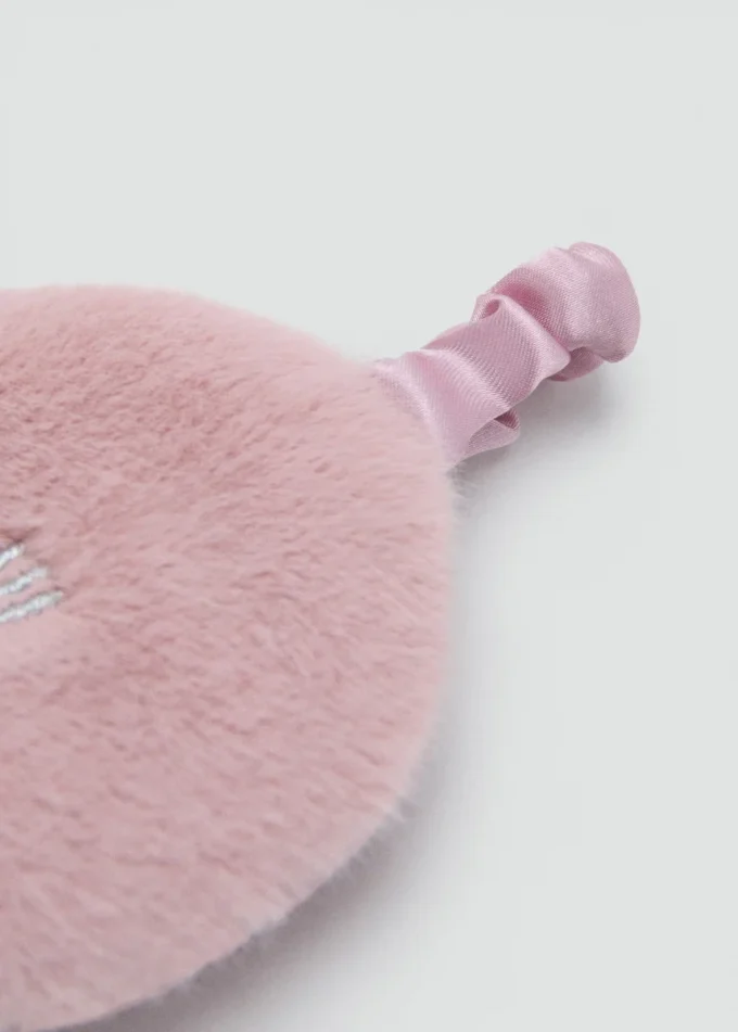 Oční maska s zvířecím potiskem a kožešinovým efektem Oční maska s zvířecím potiskem a kožešinovým efektem