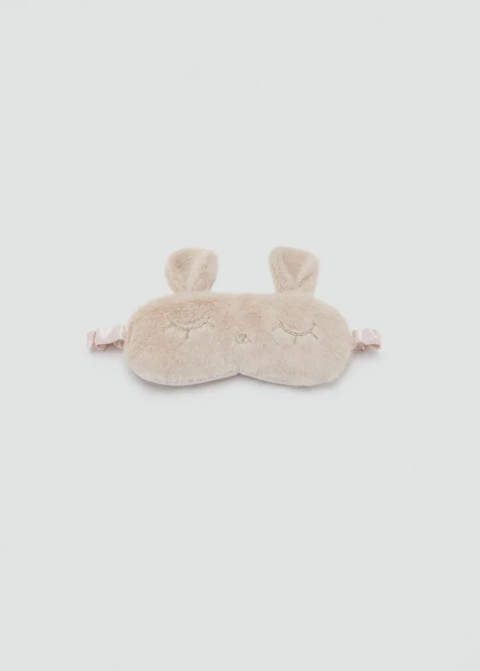 Oční maska s zvířecím potiskem a kožešinovým efektem Oční maska s zvířecím potiskem a kožešinovým efektem