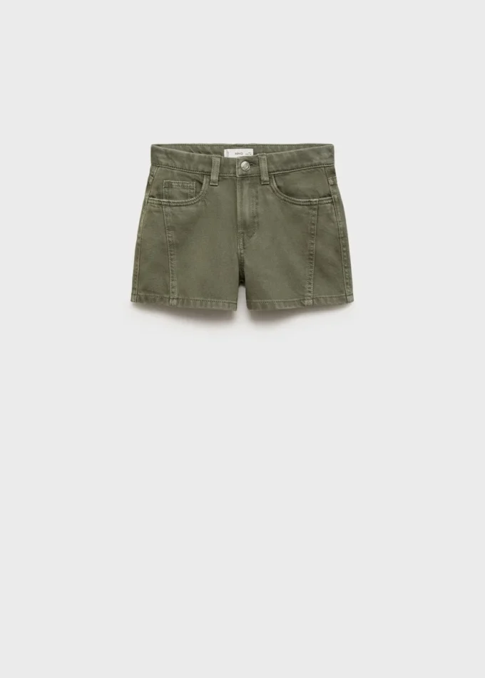 Šortky s prošívanými detaily Šortky s prošívanými detaily