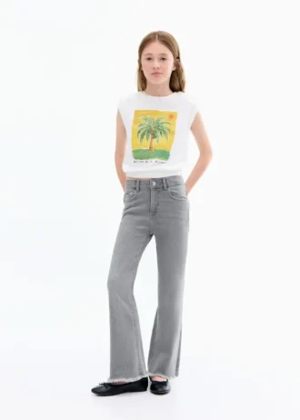 Otrhané nízké skinny džíny