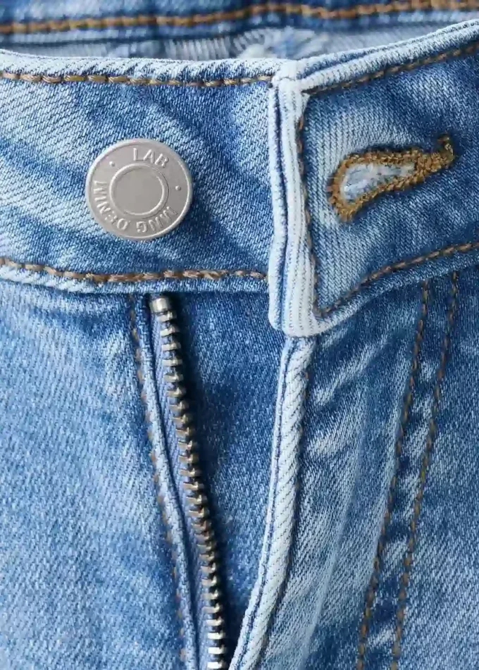 Otrhané nízké skinny džíny Otrhané nízké skinny džíny