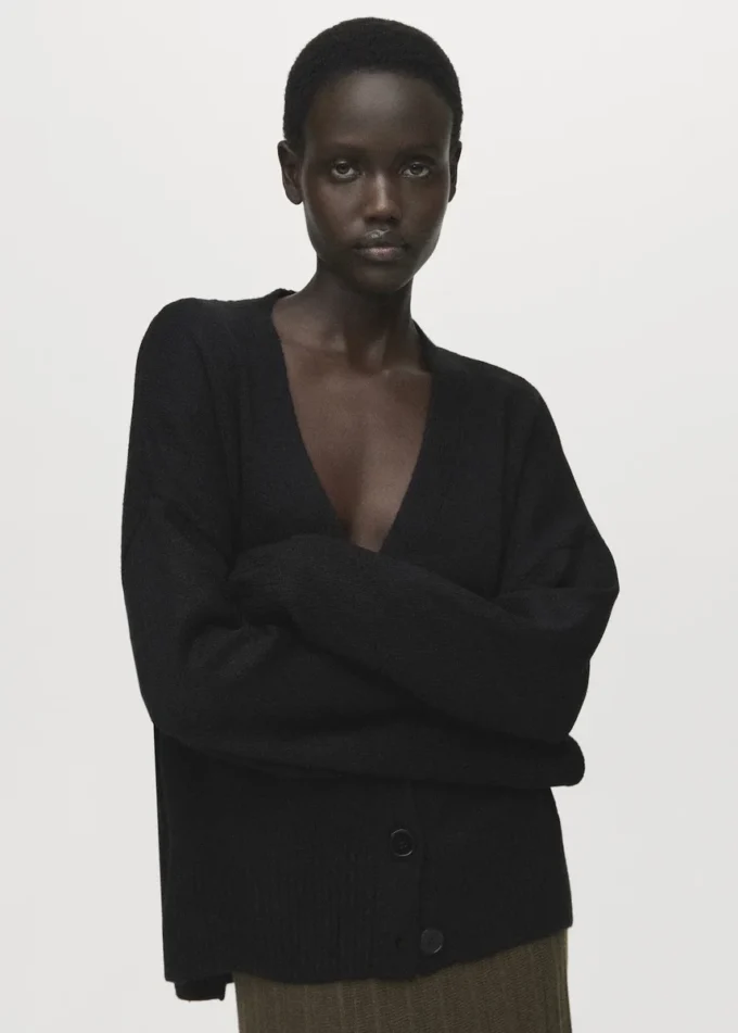 Oversized kardigan s výstřihem do V Oversized kardigan s výstřihem do V