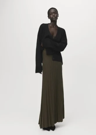 Oversized kardigan s výstřihem do V