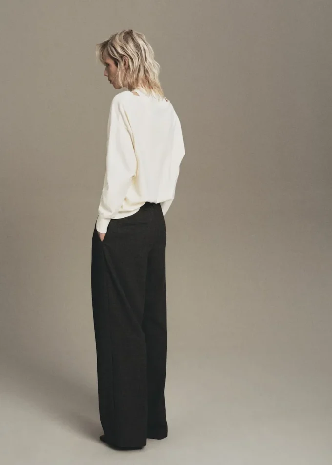 Oversized kombinovaný svetr Oversized kombinovaný svetr