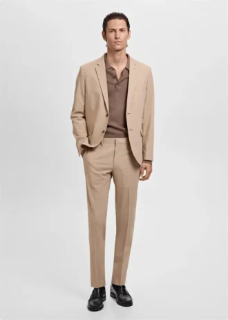 Pařížské slim fit kalhoty