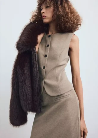 Přiléhavá saková vesta