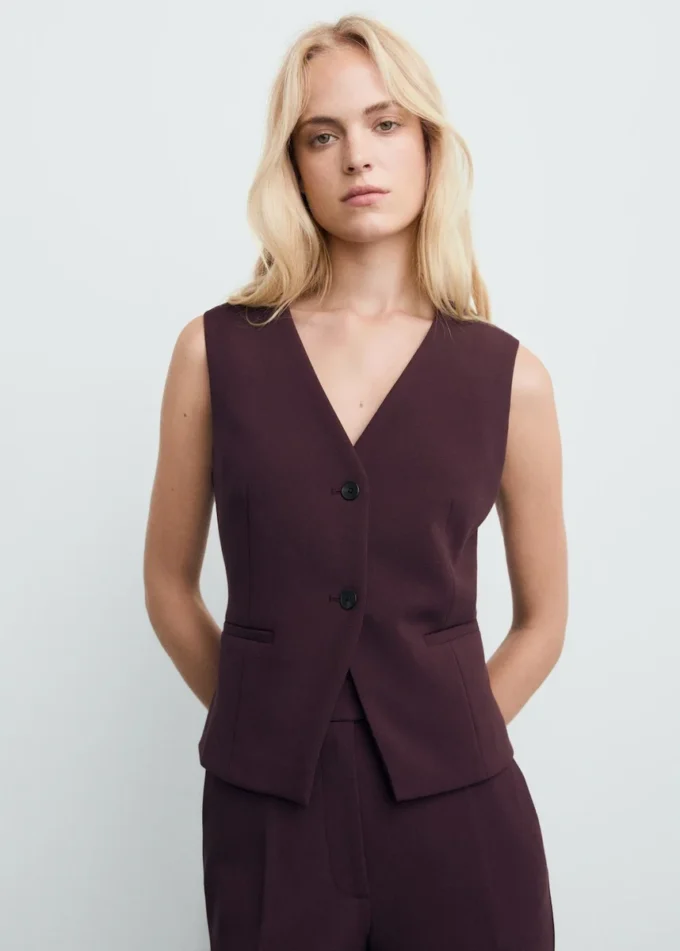 Přiléhavá saková vesta Přiléhavá saková vesta