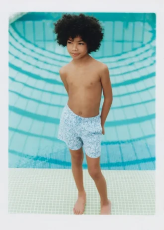 Plavky s květinovým potiskem