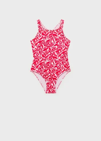 Plavky s potiskem a kříženými ramínky