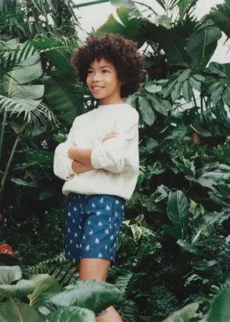 Plavky s potiskem chobotnice