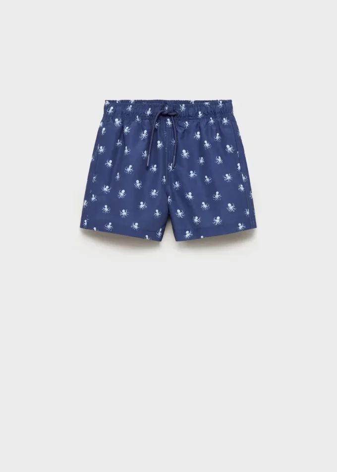 Plavky s potiskem chobotnice Plavky s potiskem chobotnice