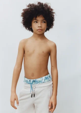 Plavky s potiskem palem