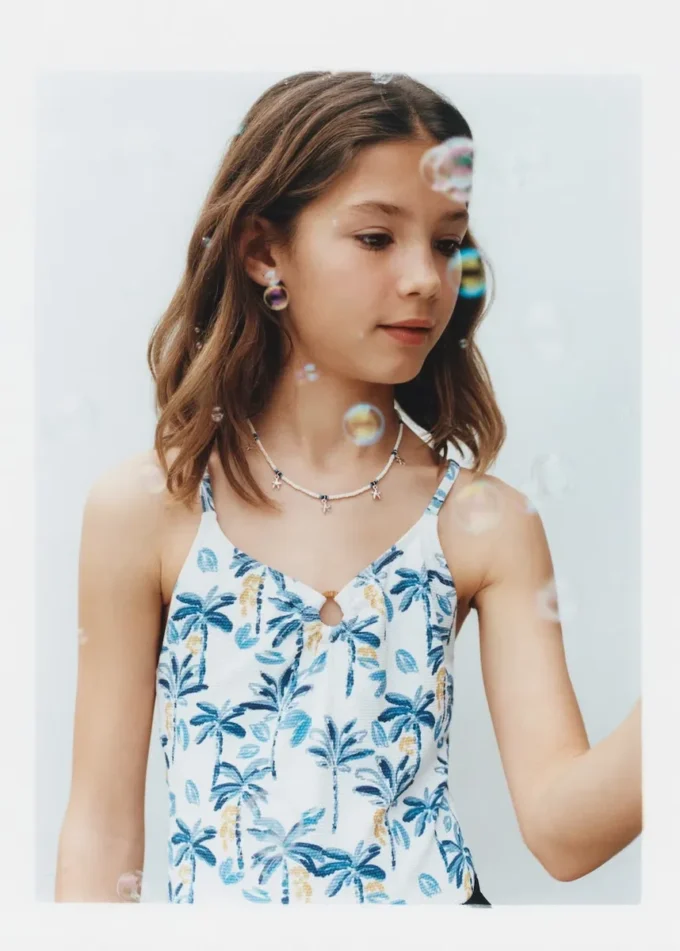 Plavky s tropickým potiskem Plavky s tropickým potiskem